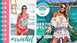 Cómo tejer Vestido crochet para la playa Muy fácil Vestido playero Ganchillo [upl. by Sinclair]