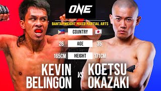 Kevin Belingon vs Koetsu Okazaki  Full Fight Replay [upl. by Amerak]