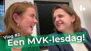 Vlog 2  Zo ziet een MVKlesdag eruit [upl. by Nataline]