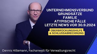 Überbrückungshilfe Update 792024  Unternehmensverbund  Grundlagen Familiäre Verbindungen [upl. by Naghem]