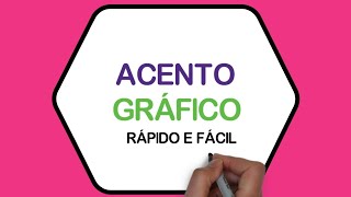 ✅ACENTO GRÁFICO  acento agudo acento circunflexo e acento grave  Profa Aline [upl. by Aenit]