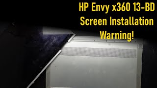 HP Envy x360 Convert 13bd Screen Replacement PreWarning [upl. by Eesac]