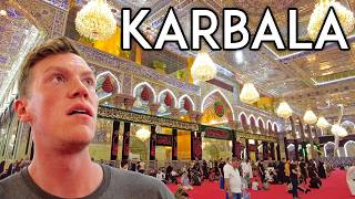 First Impressions of KARBALA IRAQ American in Iraq Travel Vlog امريكي في رحلة إلى كربلاء ، العراق [upl. by Dunkin]