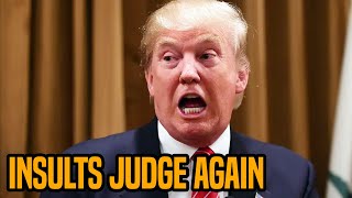 Trump BLATANTLY ignores gag order attacks Judges daughter AGAIN [upl. by Dex]