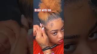 hair hairstyle braids transition trendingshorts [upl. by Norward]