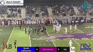 South Lafourche at Dutchtown High School Football Playoff Game 111023 [upl. by Gesner]