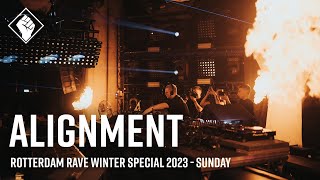 Rotterdam Rave Winter Special 2023 Sunday  Alignment [upl. by Annhej]