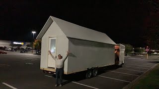 8’x24’ FOAM HOUSE 2 BUILT IN 8 HOURS TODAY [upl. by Jerold]