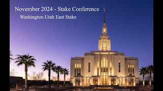 Washington Utah East Stake Conference  Sunday General Session [upl. by Neraj]