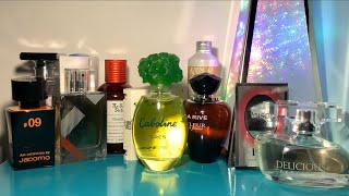 What I Wore Last Week inc Cabotine de Gres EDP VS EDT Poison Girl Unexpected La Rive Fleur de Femme [upl. by Kerns]