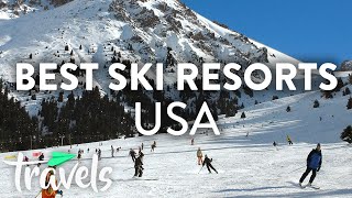 Top 10 Ski Resorts in the US  MojoTravels [upl. by Arlie214]