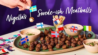 Nigellas Swedeish Meatballs  Ocado [upl. by Vanna]