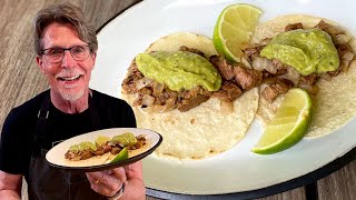 Everyday Steak Tacos  Rick Bayless Taco Manual [upl. by Neiviv]