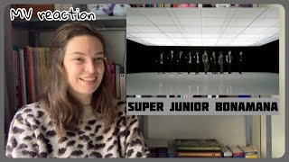 SUPER JUNIOR quotBonamanaquot MV Reaction [upl. by Allison]