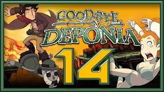 Прохождение игры Goodbye Deponia  Прощай Депония Депония 3  Опасный пончик 14  PC [upl. by Eirolam]