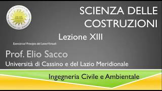 Scienza delle Costruzioni Lezione 13 [upl. by Noam]