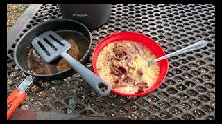 Odoland Camping Cookware Mess Kit Lightweight Feasts on the Go [upl. by Davie977]