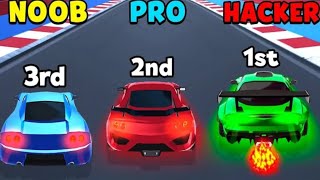 Jai Shri Ram🙏🏻 is live NOOB vs PRO vs HACKER  Race Master 3D [upl. by Feledy]