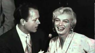 Marilyn Monroe interview at Idlewild Airport [upl. by Lello551]