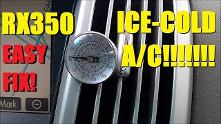 Fix AC Not Blowing Cold On Start  Lexus RX350 [upl. by Nosyd487]