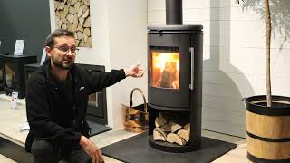 Morso 6843 Wood Burning Stove With Log Storage  Review [upl. by Aun]