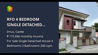 RFO 4 BEDROOM SINGLE DETACHED HOUSE FOR SALE IN IMUS CAVITE [upl. by Yarazed]