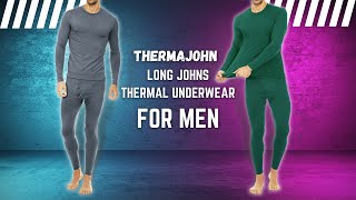 Thermajohn Long Johns Thermal Underwear for Men [upl. by Anihpled932]