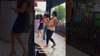 Fun Dancing Zumba with strangers at restaurant [upl. by Doroteya]