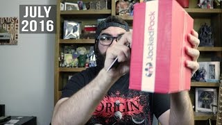 Jacked Pack Unboxing  July 2016 [upl. by Lilias]