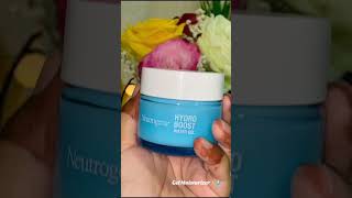 Neutrogena Hydro Boost Water Gel Moisturizer✨💧Hyaluronic Acid moisturizer for oilyskin shorts ksa [upl. by Akirdna]