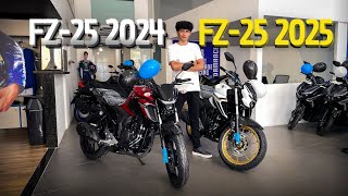 COMPARAÇÃO YAMAHA FZ25 2024 VS FZ25 2025  O QUE MUDOU [upl. by Wileen]