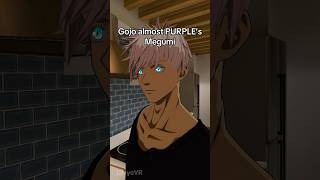 Gojo almost uses PURPLE on Megumi jjk jujutsukaisen gojosatoru anime vrchat [upl. by Hermes]