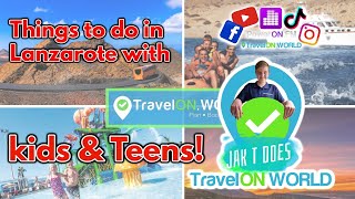 Ideas for things to do in Lanzarote with kids and teenagers  Limited spaces on Lanzarote excursions [upl. by Metzgar]