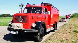 BIG BIG Old Fire Apparatus Parade  Feuerwehroldtimertreffen Welzheim Germany 17082014 [upl. by Levram787]