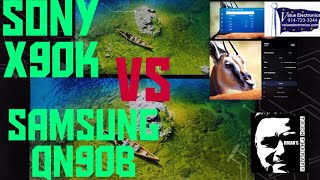 SONY X90K VS SAMSUNG Q90B TV YEAR END REMATCH [upl. by Anirtik159]