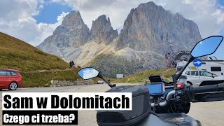 Motocyklem w Dolomity EP22  co zrobić aby podróżować [upl. by Ayin]