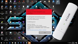 The app has been blocked for your protection dlink dongle [upl. by Lauritz]
