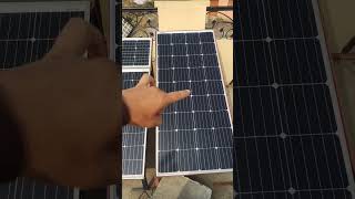 12 volt solar setup 500 Watts  live Battery Charge  Free Electricity Ghar ka Bill ZeroLoom Solar [upl. by Marlene846]