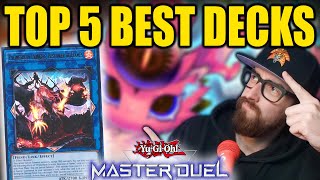 TOP 5 BEST DECKS IN MASTER DUEL February 2024 [upl. by Yanat]