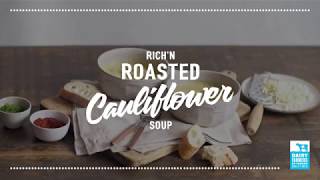 OvenRoasted Cauliflower Soup  2018 Milk Calendar [upl. by Moritz]