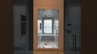 Frameless Shower Doors home glassarchitecture interiordesign bathroomshower bathroomdesign [upl. by Aikan]