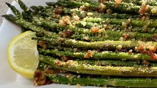 Roasted Asparagus with Bacon and Parmesan Cheese [upl. by Ranice934]