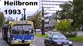 FLASHBACK Heilbronn  Neckar 1993  Seltene alte private Videoaufnahmen  Old video footage [upl. by Innoj]