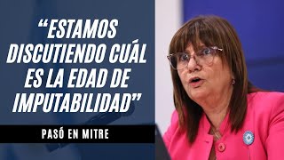 La entrevista completa de Patricia Bullrich con Feinmann sobre la baja de la edad de imputabilidad [upl. by Aronel]