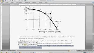 Production Possibility Frontier PPF  Intro to Microeconomics [upl. by Gelb]