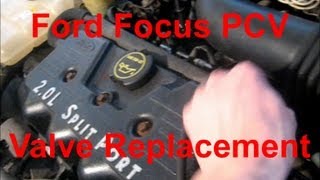 How to Replace Ford Focus PCV Valve [upl. by Allin733]