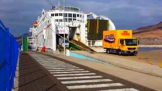 Fuerteventura Ferry Docking In Morro Jable [upl. by Yannodrahc]