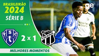 PAYSANDU 2 X 1 CEARÁ  MELHORES MOMENTOS  15ª RODADA BRASILEIRÃO SÉRIE B 2024  geglobo [upl. by Knarf]