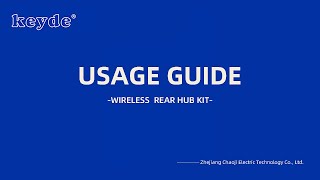 Keyde wireless rear motor kit installation [upl. by Murtagh]