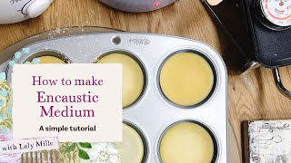 Make your own Encaustic Medium the easy way [upl. by Grail]